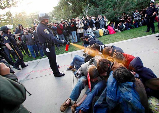 Pepper Sprayed at UC Davis