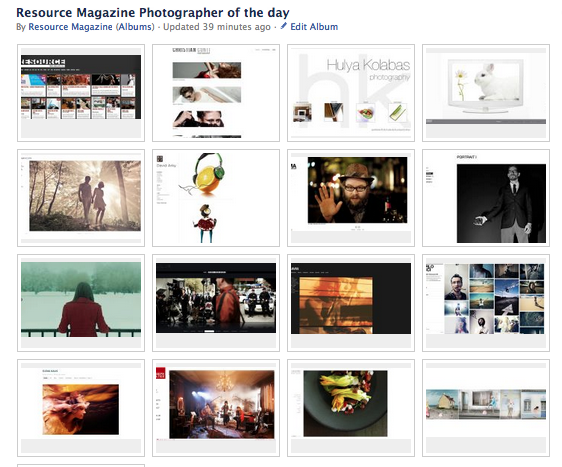 Resource  Magazine’s  Photographer of the Day Contest