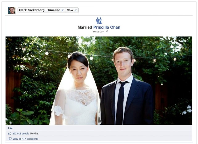 Mark Zuckerberg and Priscilla Chan's Wedding