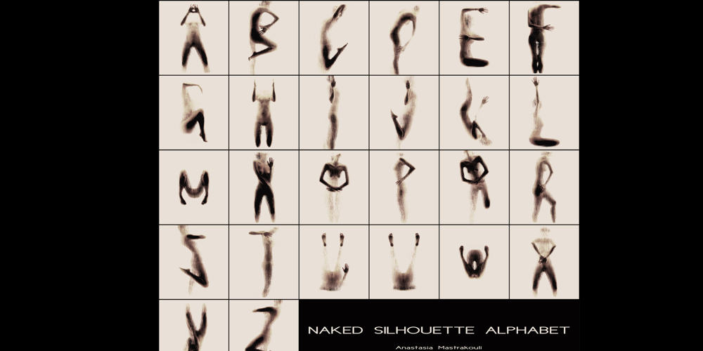 The Naked Silhouette Alphabet (NSFW)
