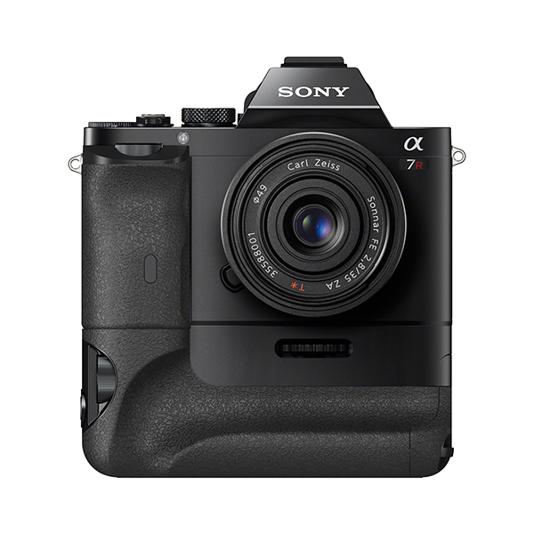 SONY A7R shown with VG-C1EM Vertical Grip