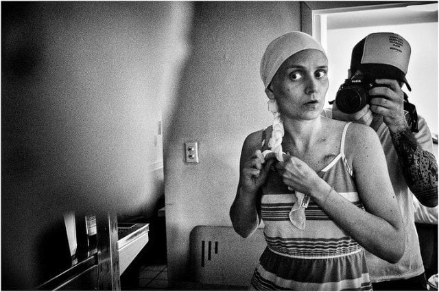 angelo-merendino, The-Battle-We-Didn't-Choose, Jennifer-Merendino, photo-series, viral, documentary-photography, breast-cancer, black-and-white