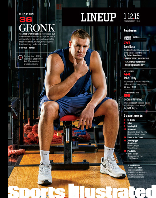 How I Photographed the New England Patriots' Rob Gronkowski for Sports Illustrated