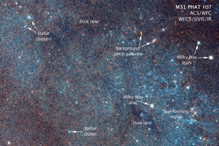 Close up of the Andromeda Galaxy © NASA