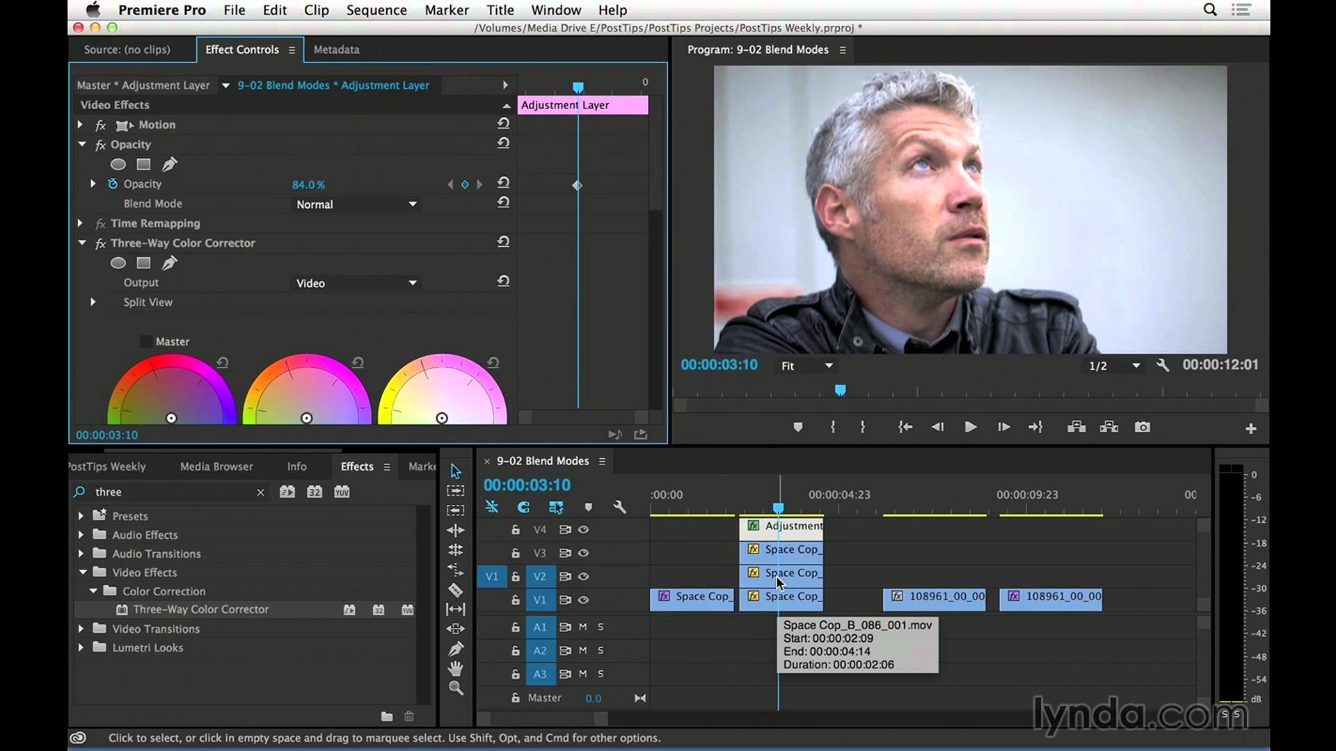 Use Blend Modes in Adobe Premiere to Fix Exposure Issues