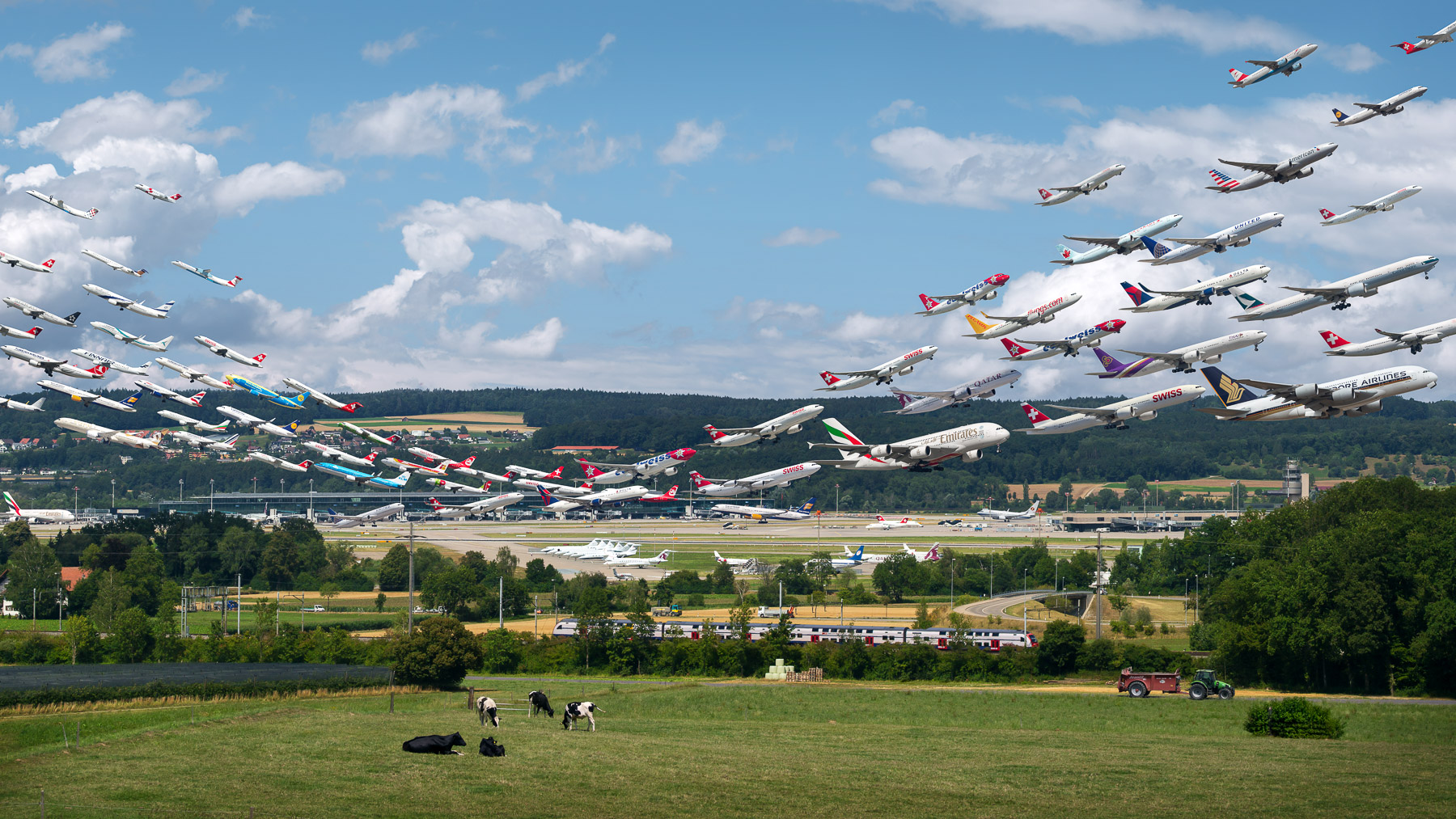 Mike Kelley's 'Airportraits' Are the Single Most Impressive Commercial Airline Photos We've Ever Seen