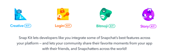 Snapchat Launches Snap Kit: A Third-Party Developer Platform With An Emphasis On Privacy