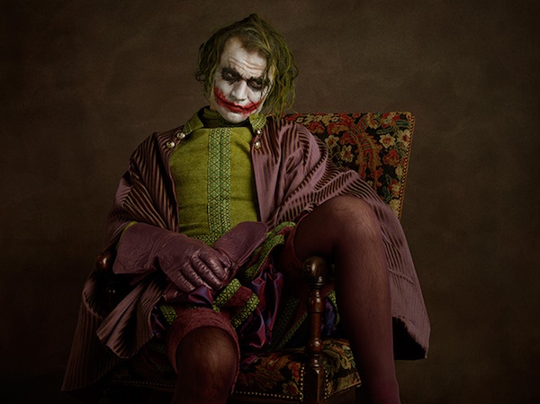 The joker, sacha goldberger, super flemish, villian, superheroes, photograph