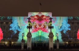 Check Out This Liquid Photographer's Massive Projection on the Walls of Buckingham Palace